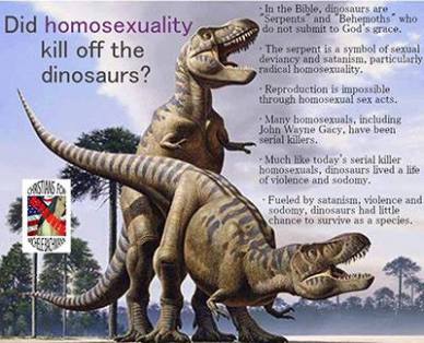 Gay dinosaurs.