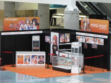 The Culture Japan booth...